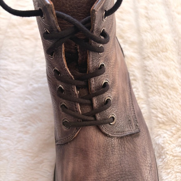 Magnanni Boots Men\'s EU 39 Leather Ankle Lace Up Gray Burnished Made in Spain main image 16